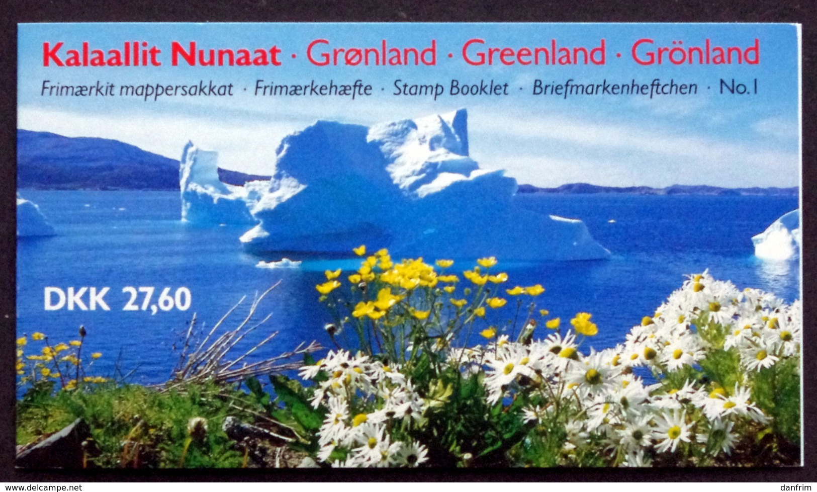 Greenland 1989  Booklet.MH 1.  Minr.  MNH  ( ** ) ( Lot  MAPPE  ) - Carnets