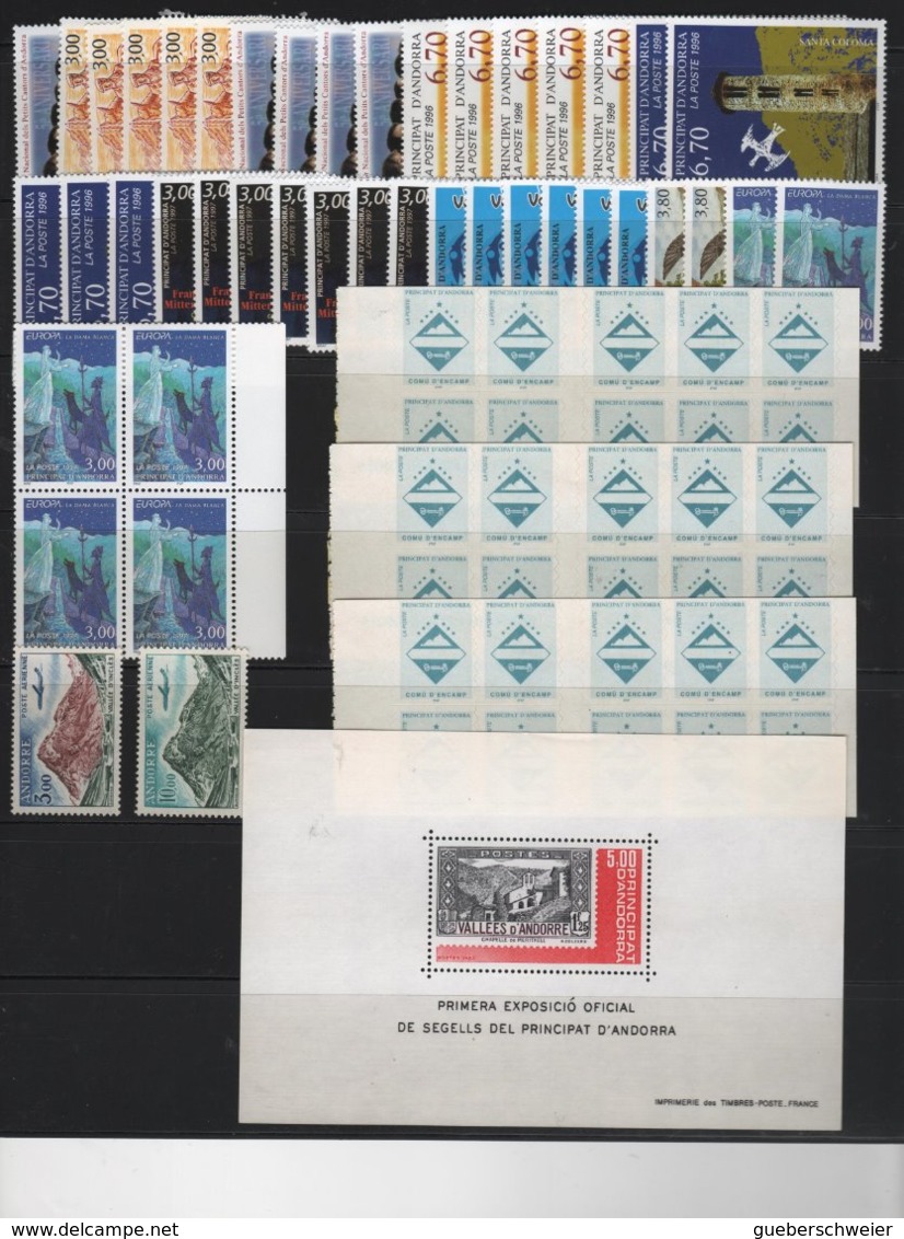 ANDORRE Beau Lot De Timbres Neufs** 1er Choix à - 50% De La Valeur Faciale - Collections