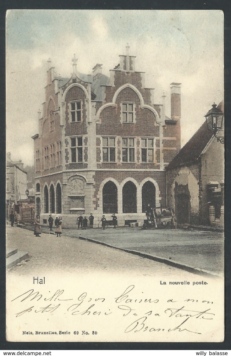 +++ CPA - HALLE - HAL - La Nouvelle Poste - Nels Série 69 N° 30 - Couleur 1904  // - Halle