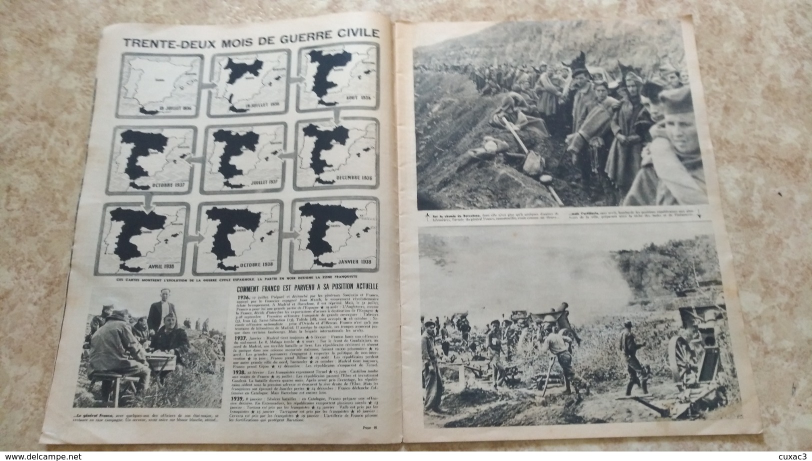 Match  - ESPAGNE 1939 - Trente-deux Mois De Guerre Civile - 1900 - 1949