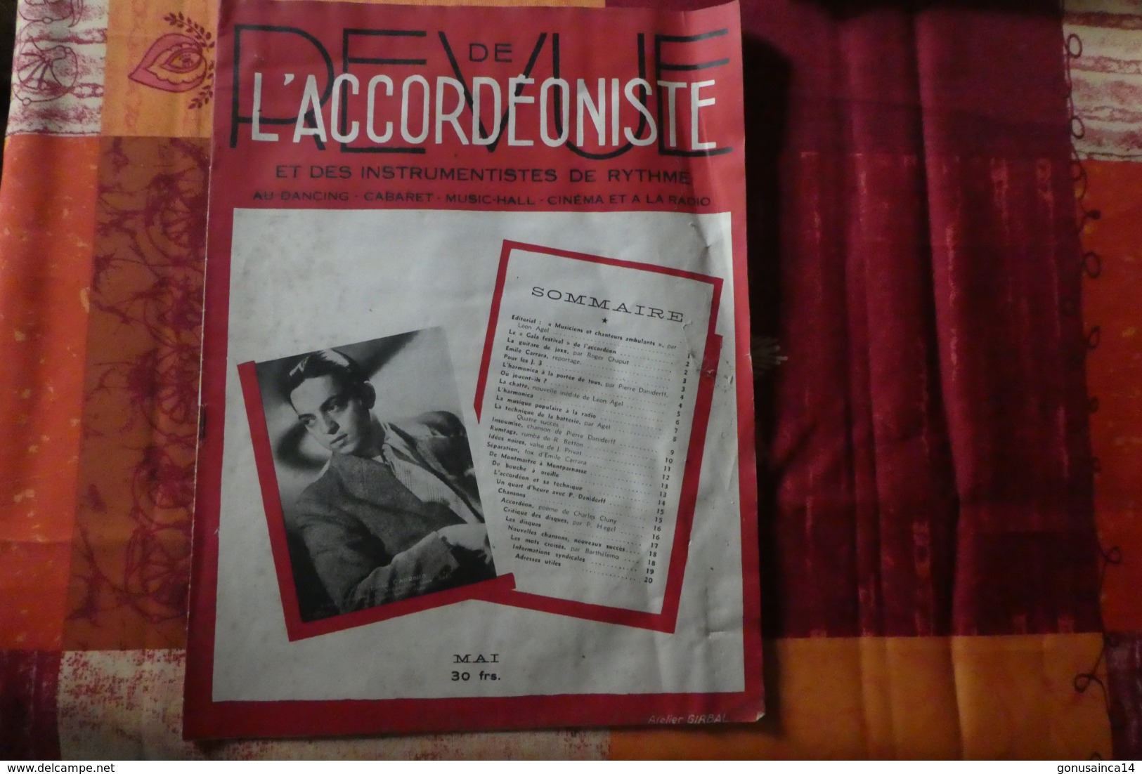 REVUE DE L ACCORDEONISTE MAI 1946 - Etude & Enseignement