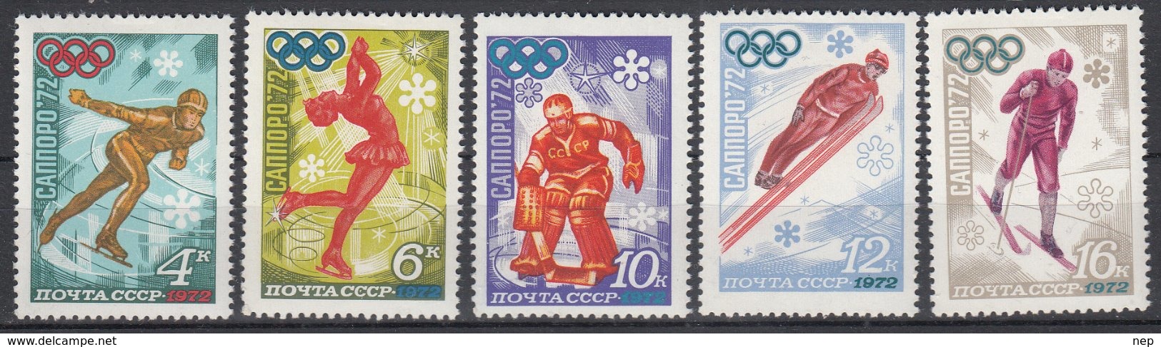 USSR - Michel - 1972 - Nr 3979/83 - MNH** - Neufs