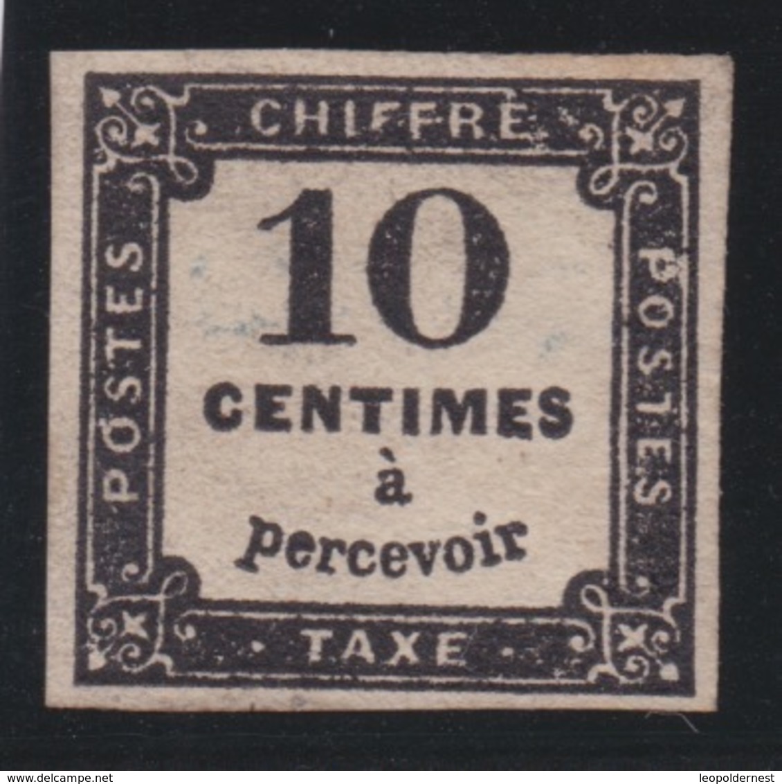 FRANCE - TAXES : N°2. TB. Cote : 60€. - 1859-1959 Mint/hinged