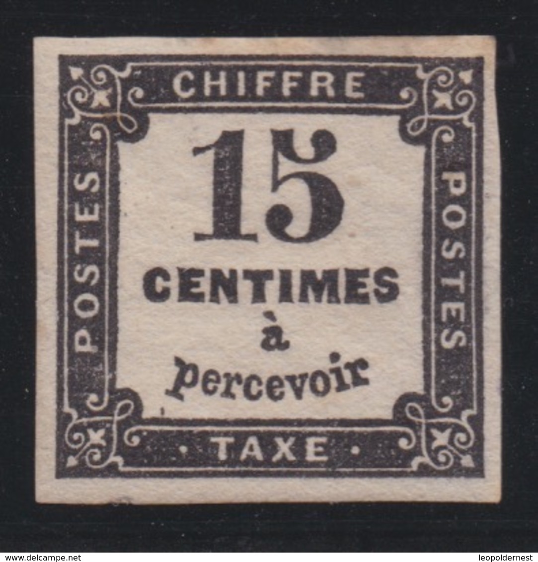 FRANCE - TAXES : N°3. Charn. Cote : 70€. - 1859-1959 Mint/hinged