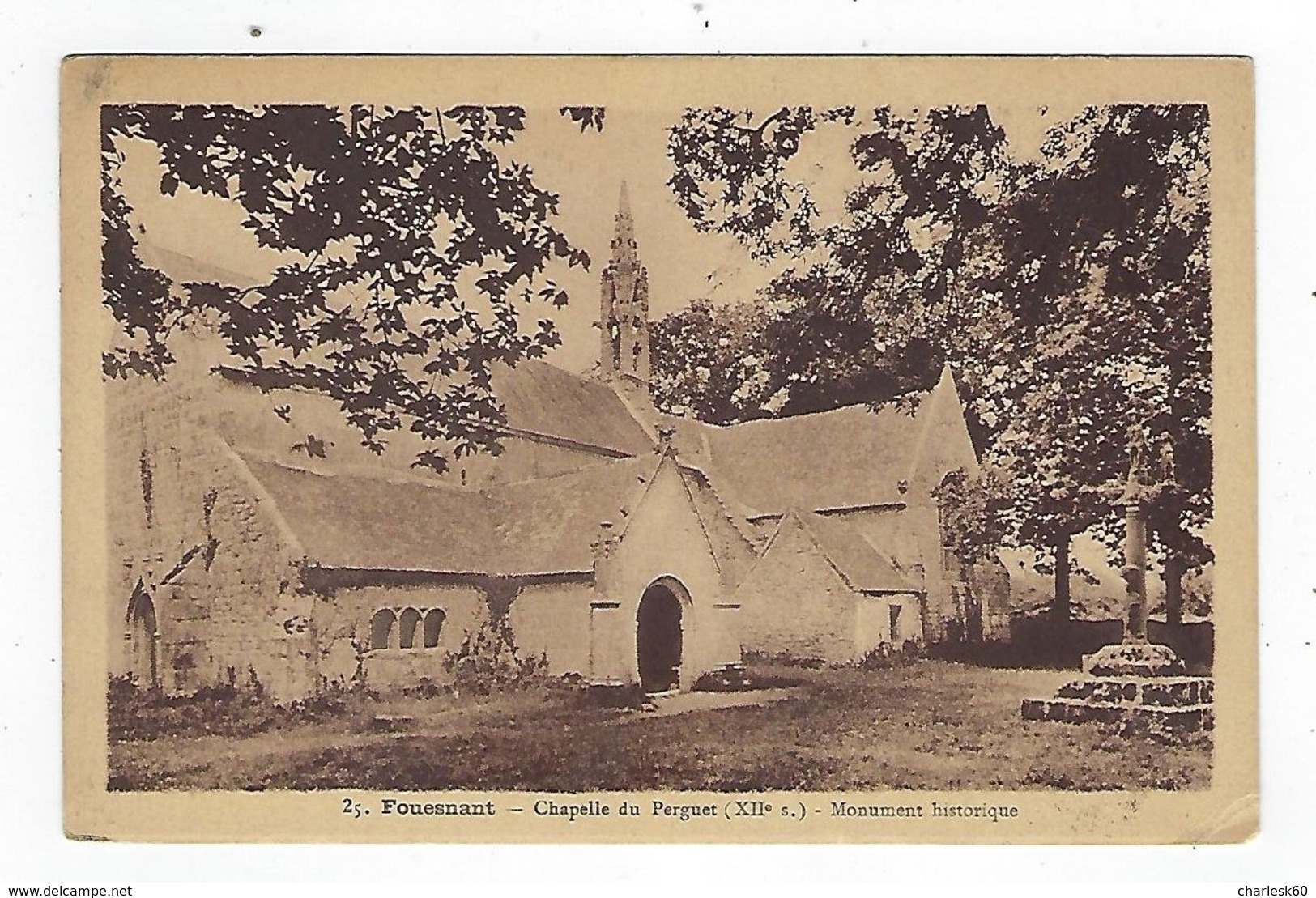 CPA - 29 - Fouesnant - Chapelle Du Perguet - Monument Historique - Fouesnant