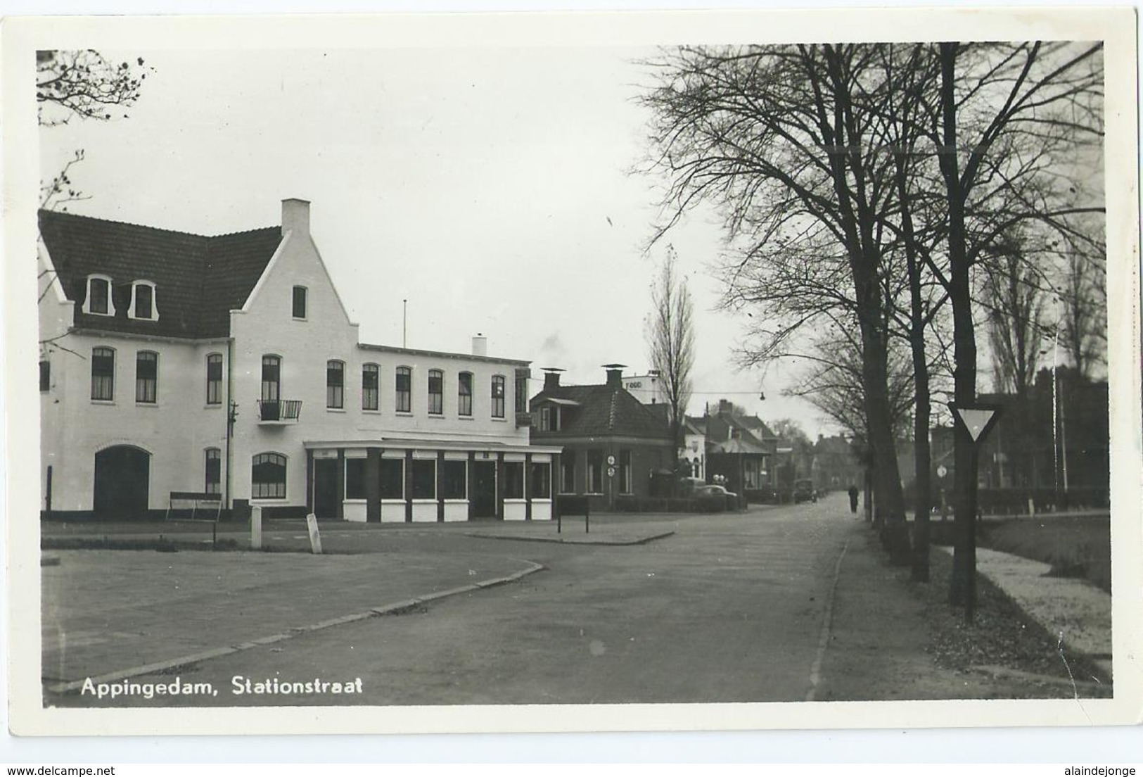 Appingedam - Stationstraat - Uitgave "Emdeeha" De Hond. Oosterbeek - 1958 - Appingedam