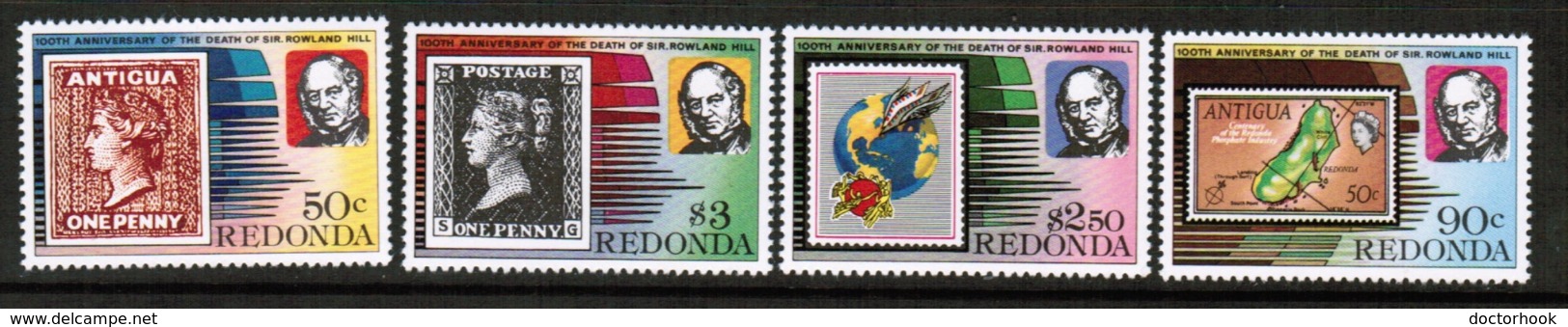 REDONDA  Scott # UNLISTED** VF MINT NH INCLUDING Souvenir Sheet (SS-443) - Antigua And Barbuda (1981-...)