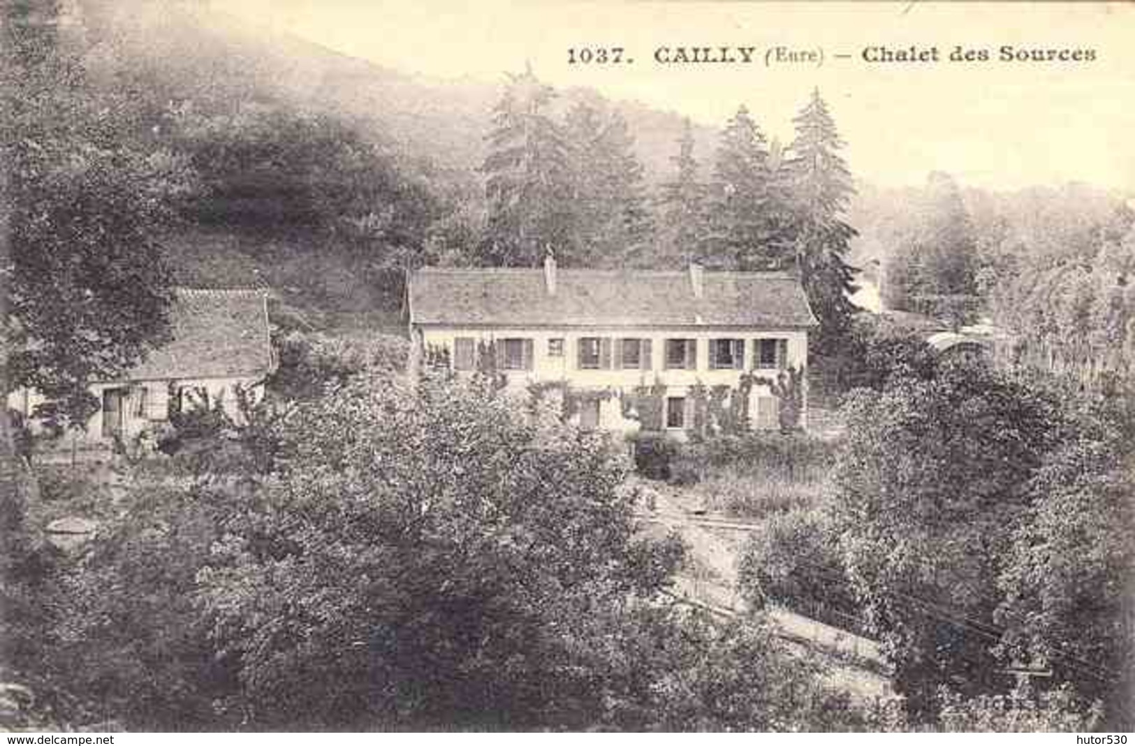 CPA CAILLY - CHALET DES SOURCES - Autres & Non Classés