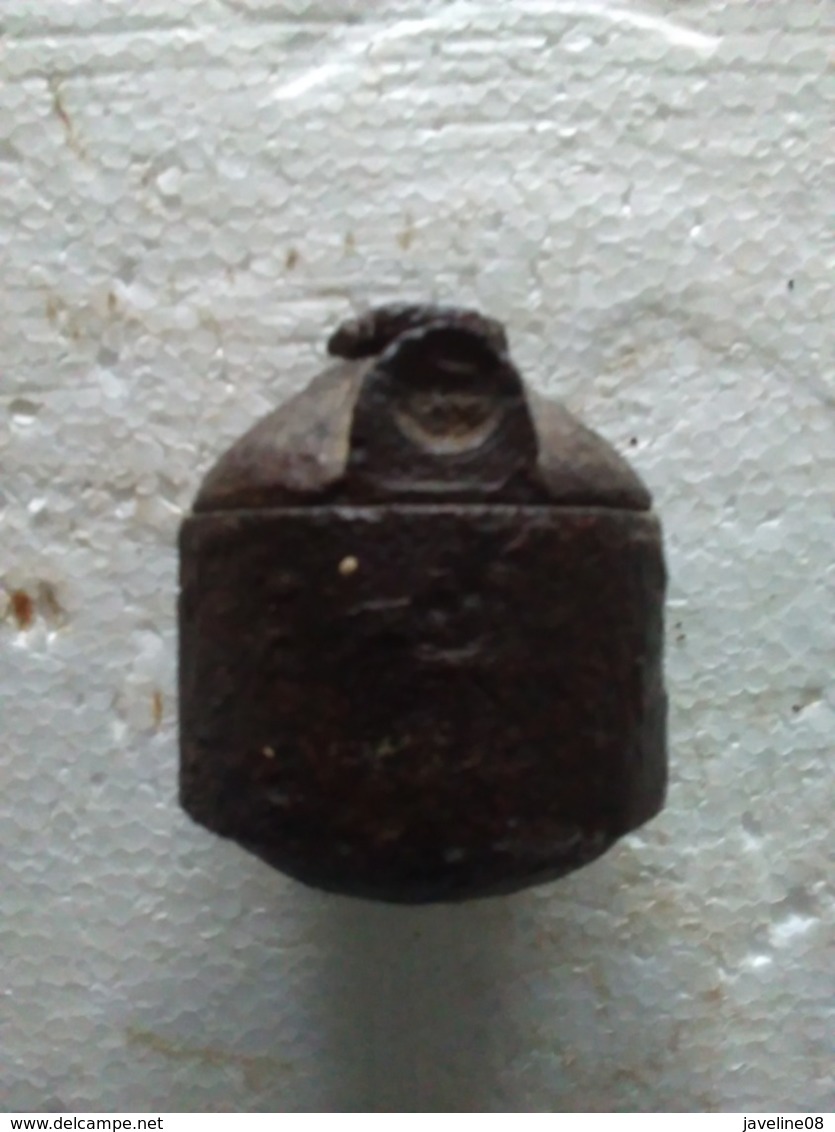 Grenade à Tromblon Allemande - Ww1 - INERTE. - Armes Neutralisées