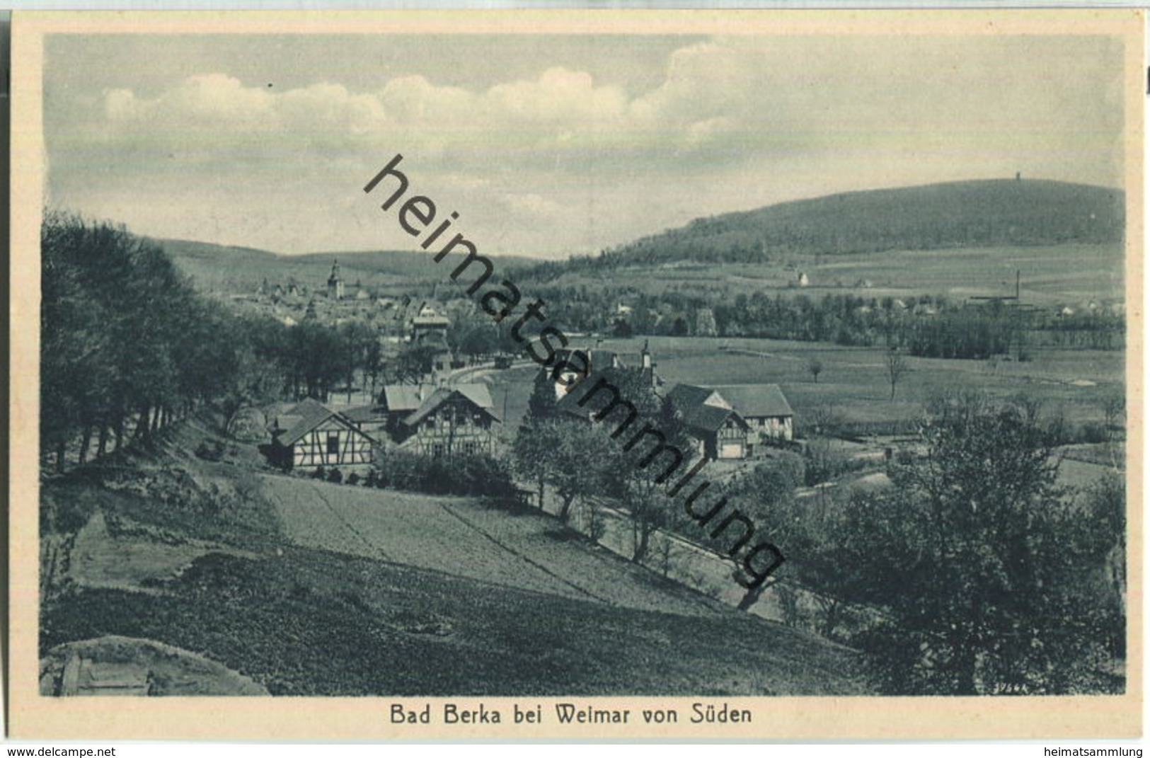 Bad Berka Bei Weimar Von Süden - Verlag H. P. Geist Bad Berka 20er Jahre - Bad Berka