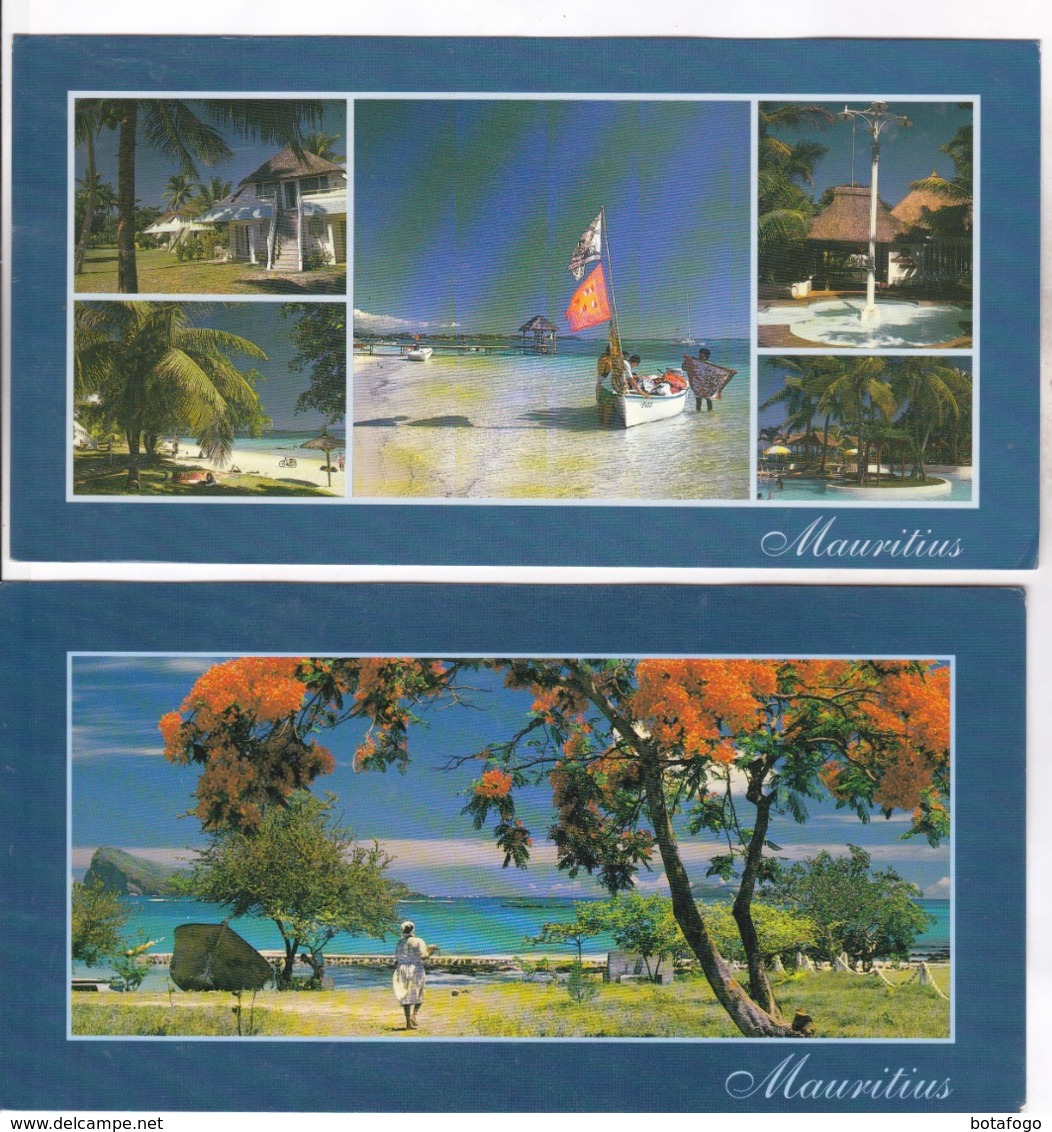 3 CPM PANORAMIQUE ILE MAURICE (voir Timbres) - Mauritius