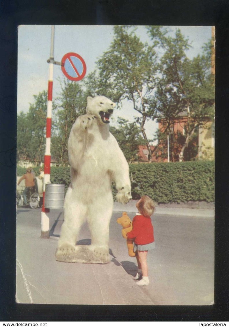 Tromso. *A Big Ice-bear And A Child...* Circulada 1967. - Noruega
