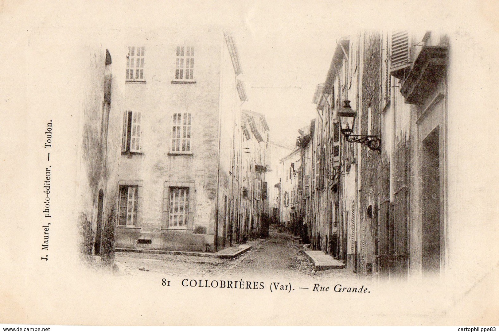 VAR 83 COLLOBRIERES BD DU PROMENOIR  A CE JOUR LAZARE CARNOT - Collobrieres