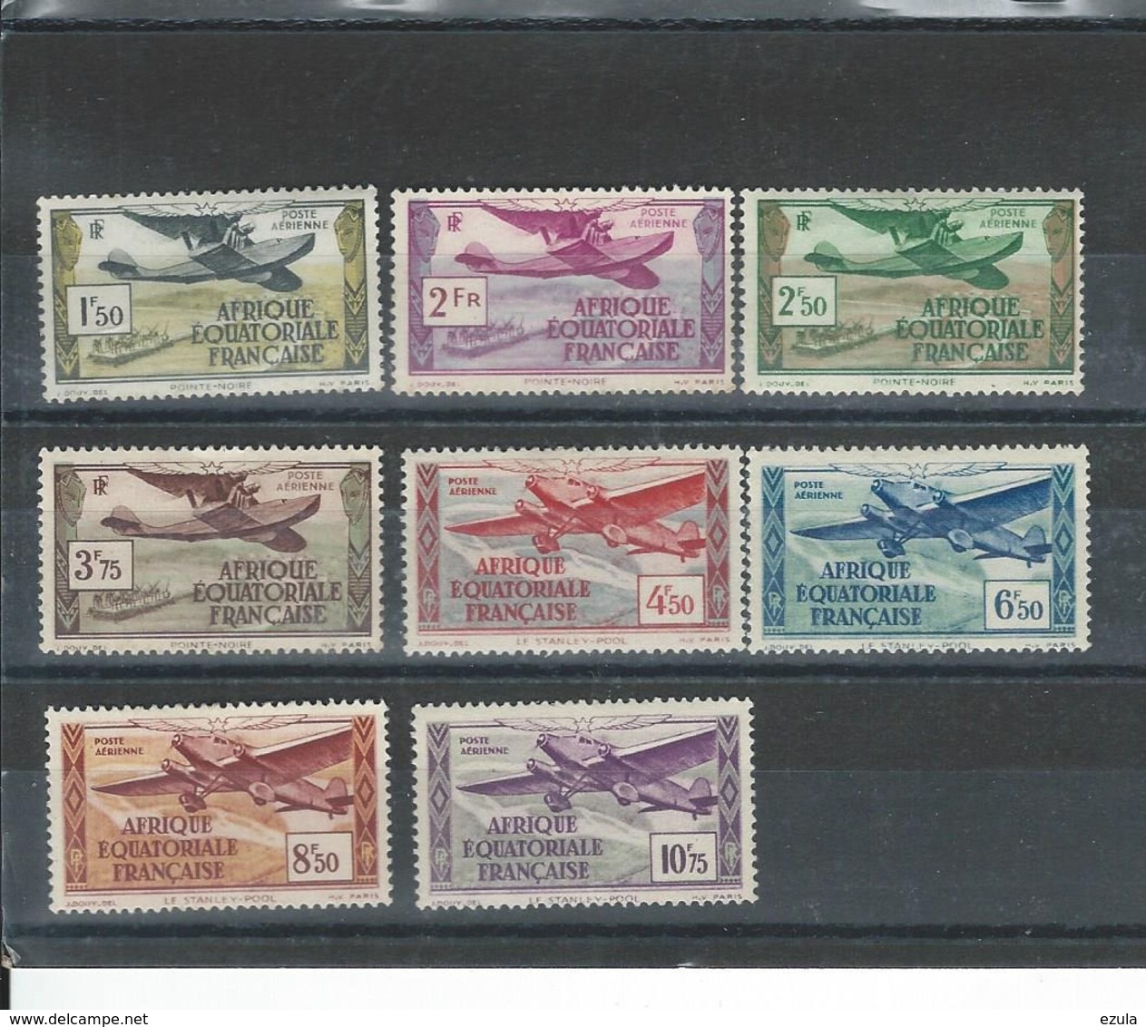 Timbres équatoriale N°  Poste Aérienne N° 30-31-32-33-34-36-37- - Nuevos