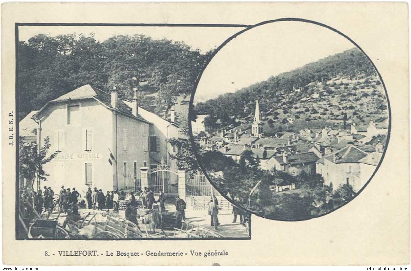 B 48 – Villefort – 8 Le Bosquet – Gendarmerie – Vue Générale - Non Classés