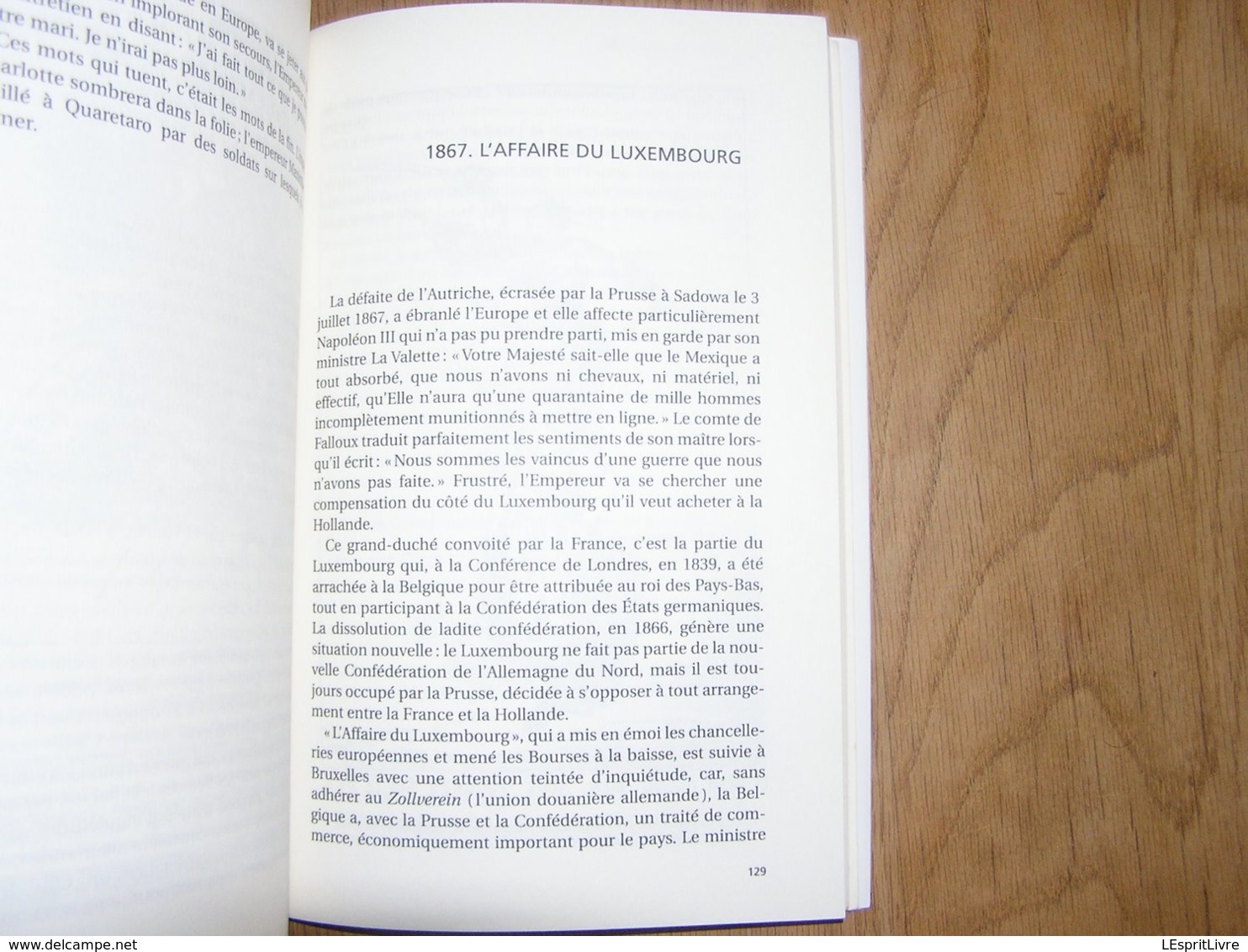 NAPOLEON III ET LA BELGIQUE Histoire Guerre Empereur France Savoie Nice Expédition Mexique Politique Luxembourg