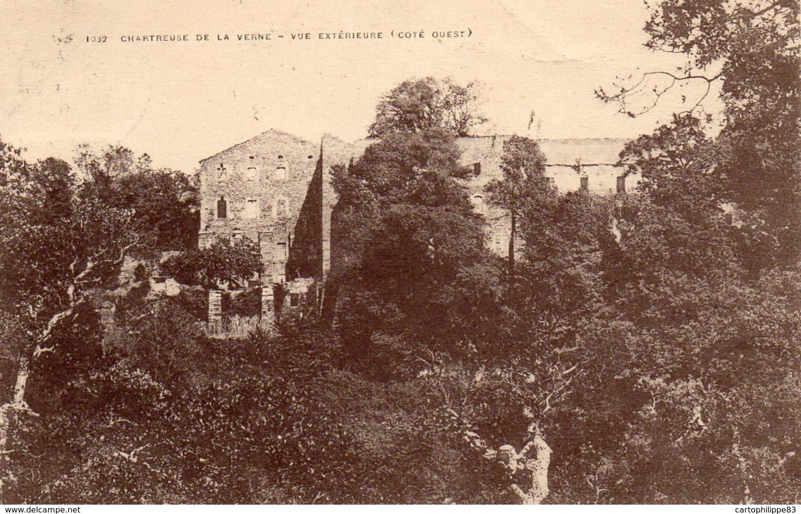 VAR 83 COLLOBRIERES LA CHARTREUSE DE LA VERNE VUE EXTERIEURE CÔTÉ OUEST - Collobrieres