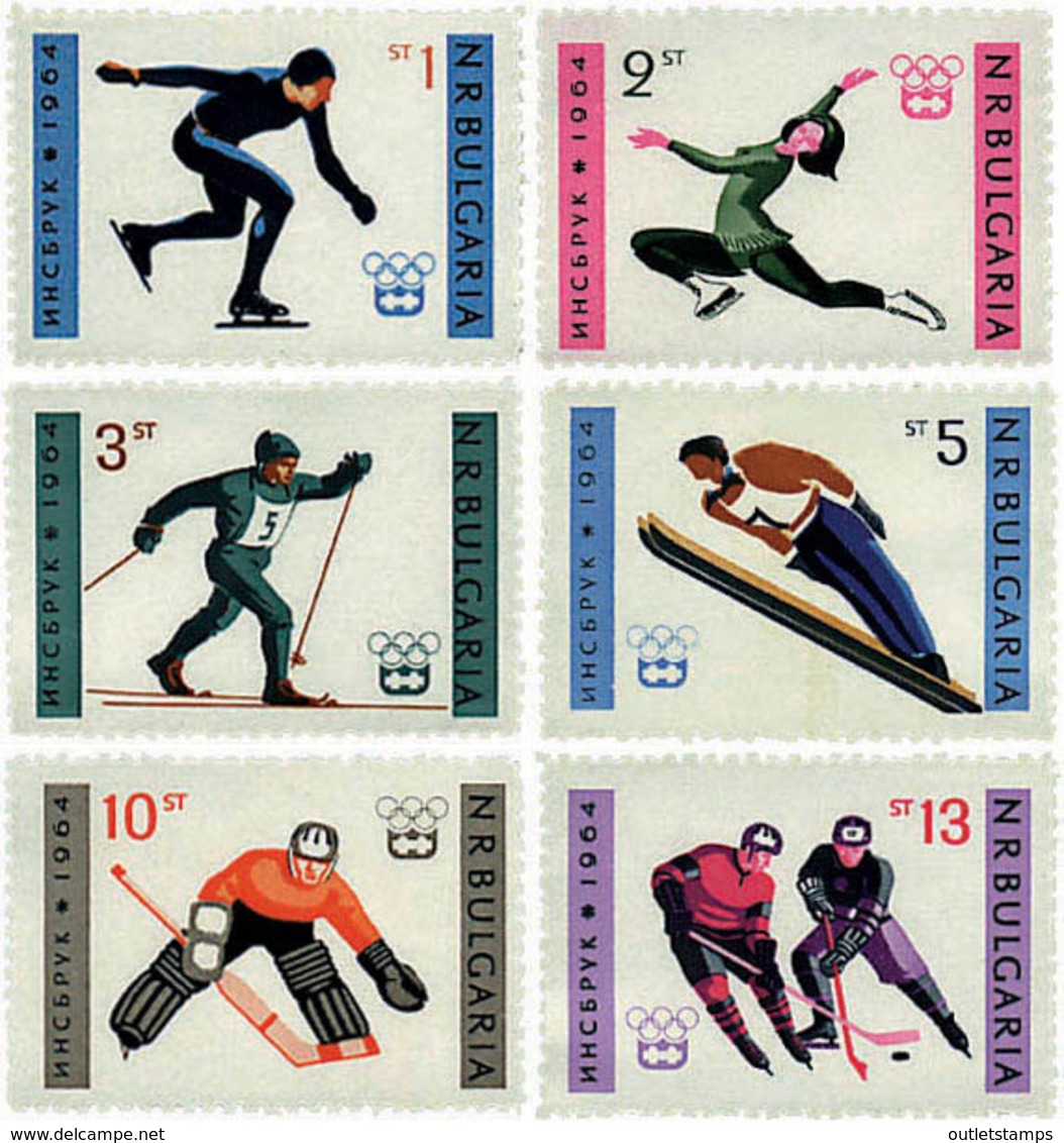 Ref. 249670 * HINGED *  - BULGARIA . 1964. IX OLYMPIC WINTER GAMES. INNSBRUCK 1964. 9 JUEGOS OLIMPICOS DE INVIERNO. INNS - Nuevos