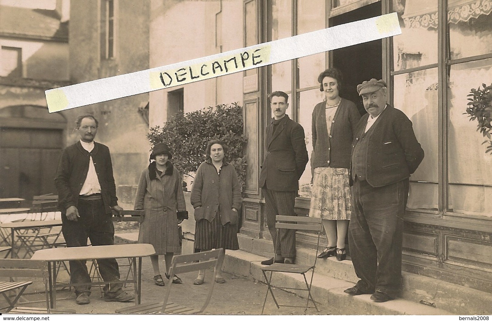 TRÉ BELLE CARTE PHOTO DE CHENOVE - Café LUCOTTE - Anciennement Café De La Place - Chenove