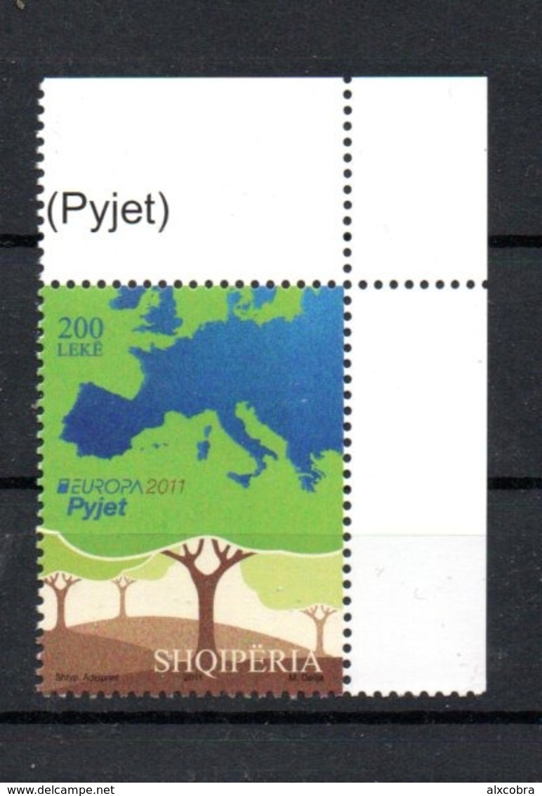 Europa CEPT 2011 Albania Shqiperia Forest MNH - 2011