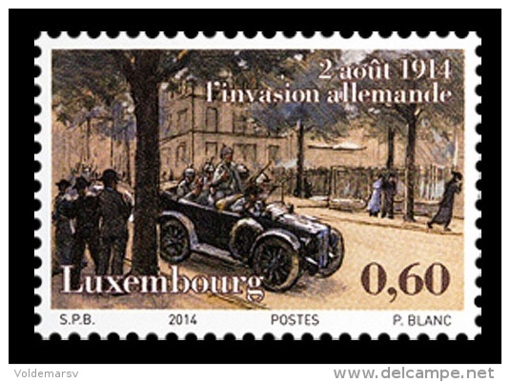 Luxembourg 2014 Mih. 2020 Beginning Of World War I MNH ** - Unused Stamps