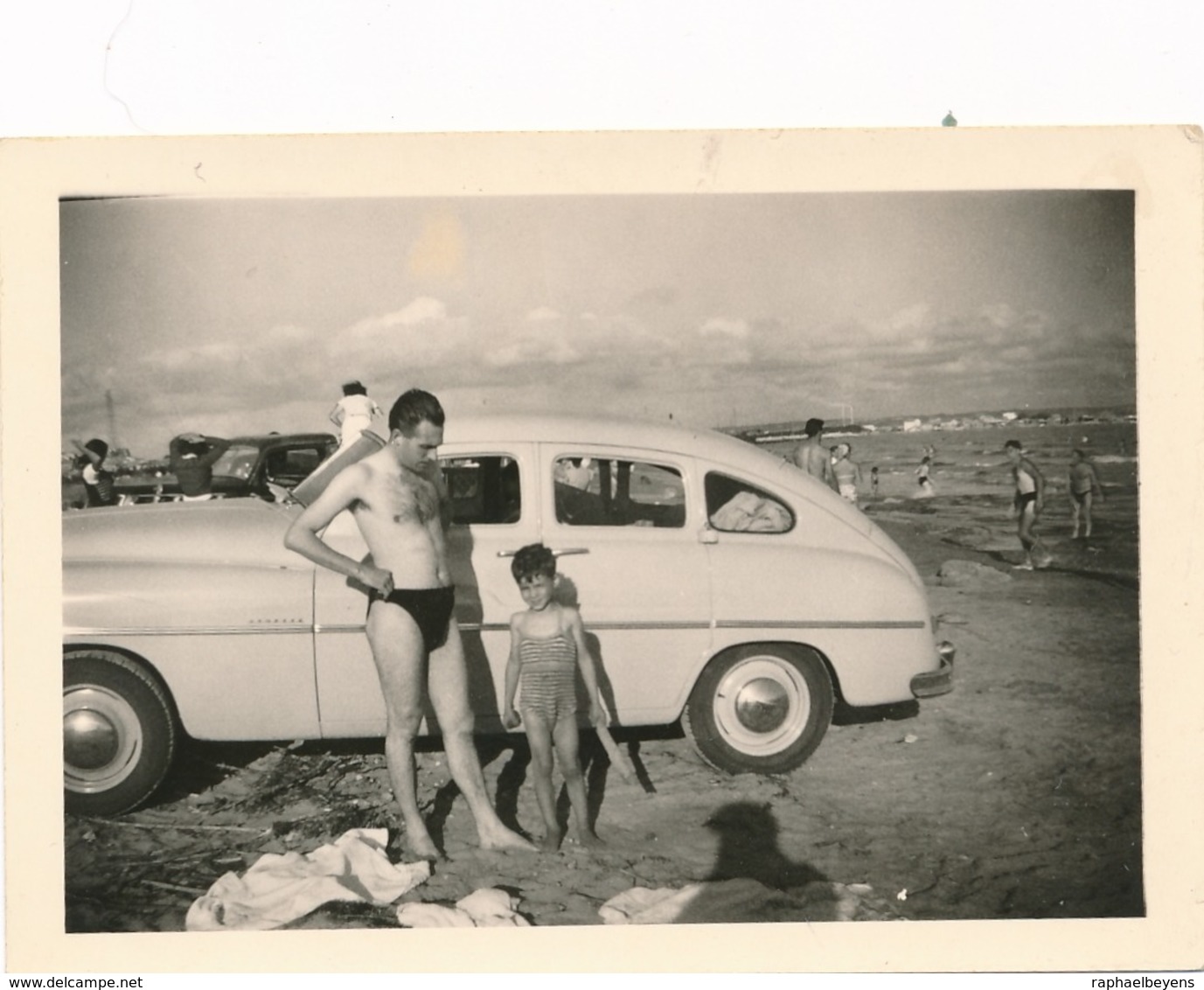 Snapshot Plage Vintage Voiture Ancienne Car Enfant Homme Slip Swimming Trunks - Anonyme Personen