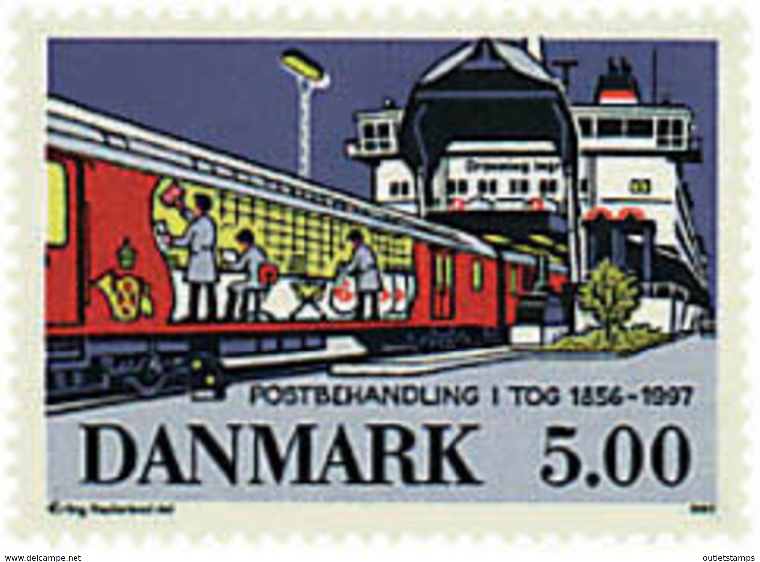 Ref. 96504 * NEW *  - DENMARK . 1997. SUPPRESSION OF POSTAL SERVICE IN THE TRAINS. SUPRESION DEL SERVICIO POSTAL EN LOS - Nuevos