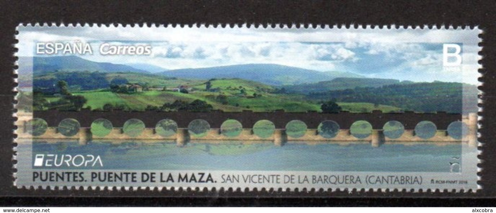 Europa CEPT 2018 Spain Bridges 1 Stamp MNH - 2018