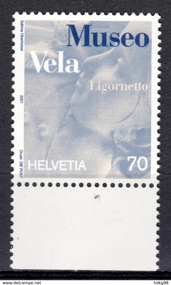 CH+ Schweiz 2001 Mi 1758 Mnh Vela-Museum - Nuevos