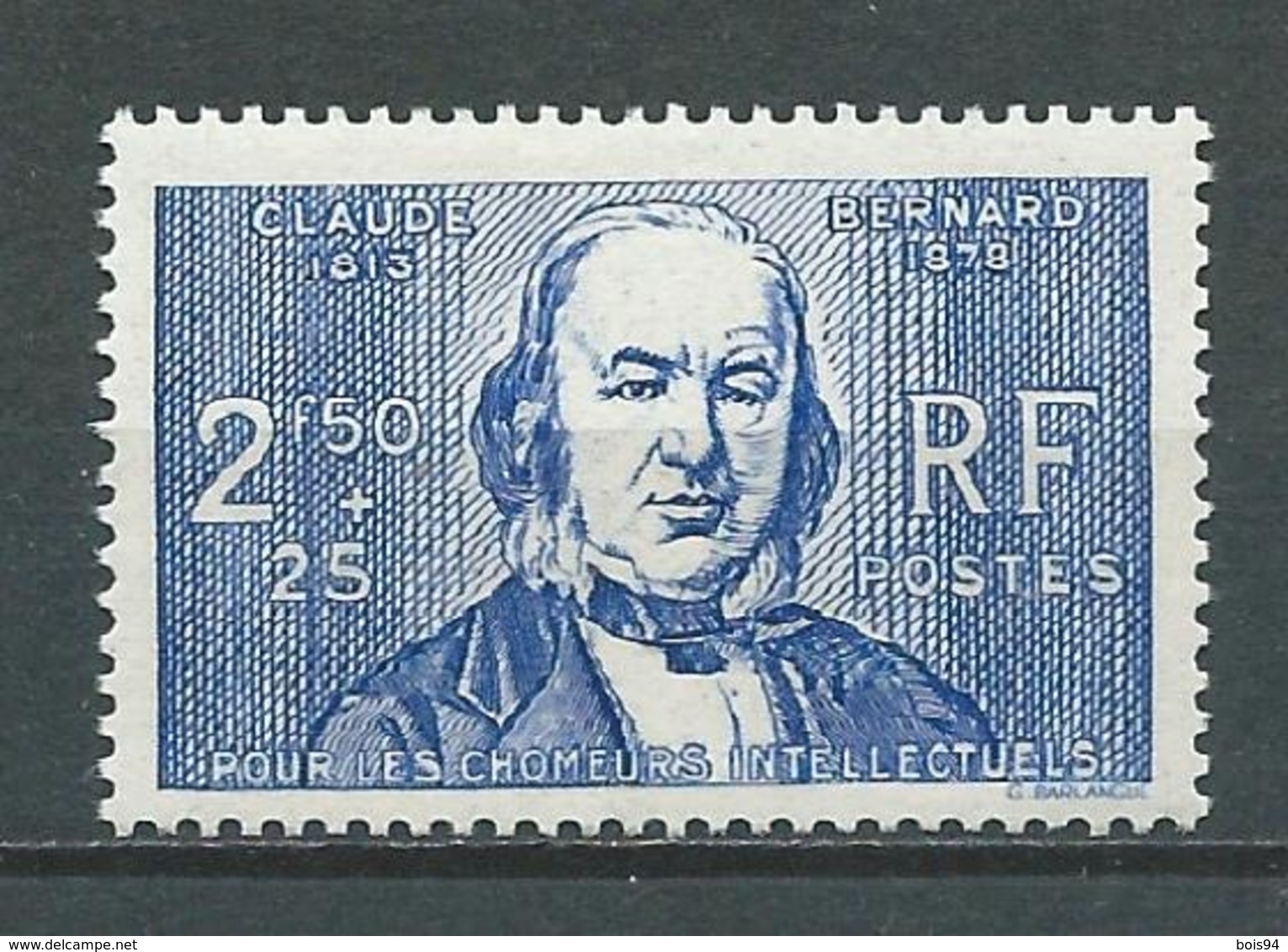 FRANCE 1940 . N° 464a . Neuf ** (MNH) . Papier Carton . - Nuevos