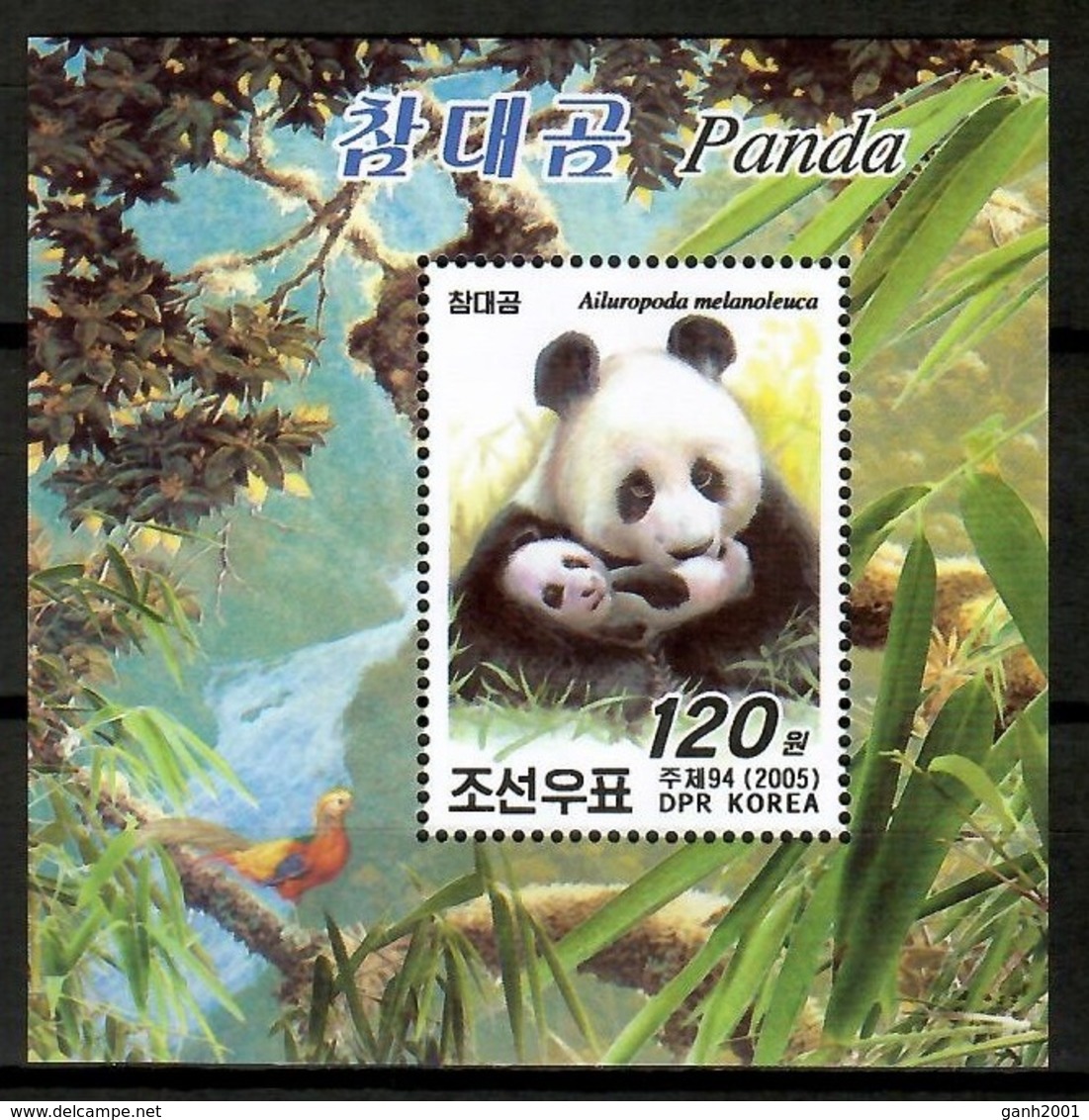 Korea 2005 Corea / Panda Bear Mammals MNH Mamiferos Oso Panda Säugetiere / Cu12721  36-41 - Osos