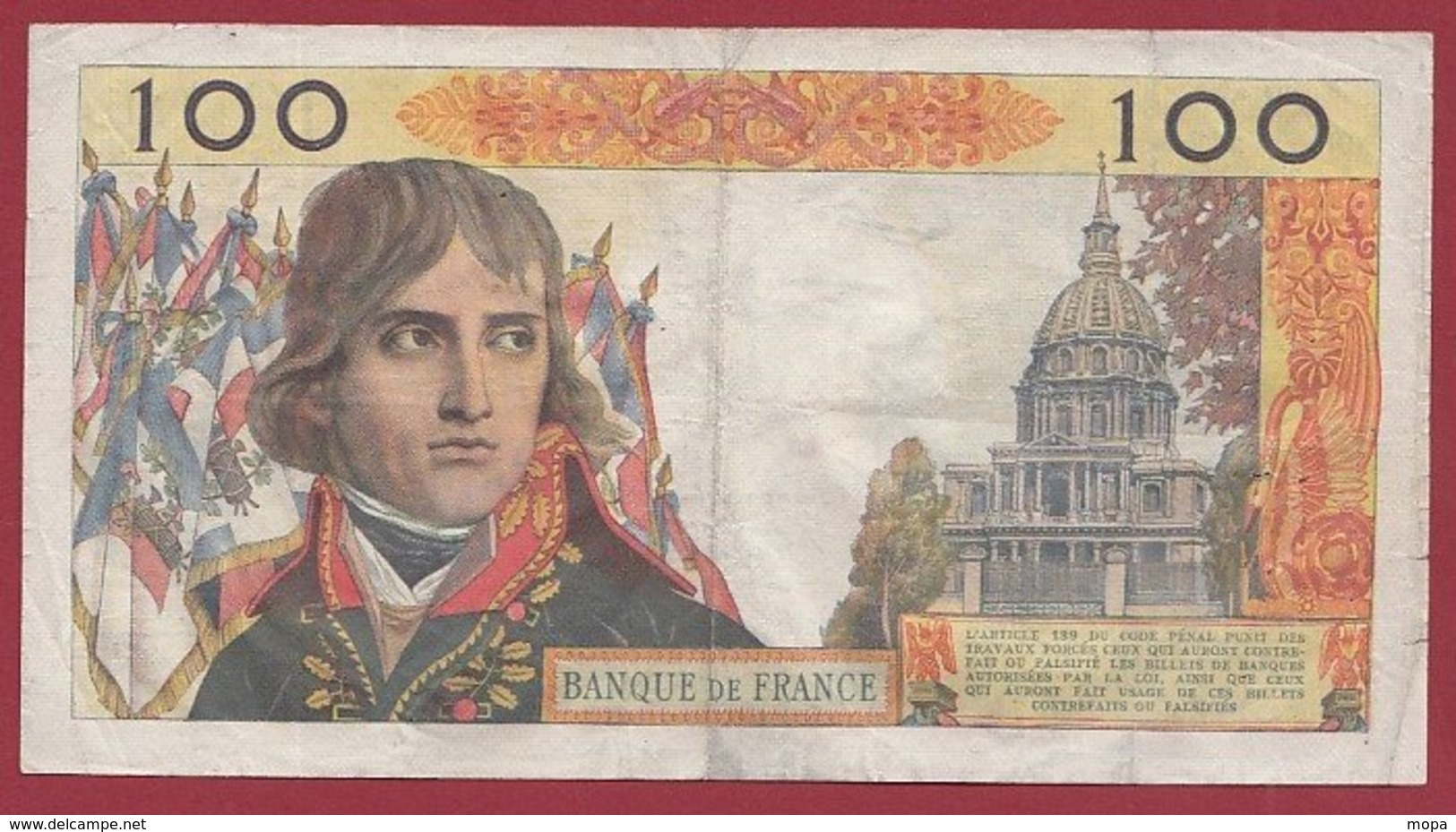 100 NF "Bonaparte" Du 01/12/1960.D-----F/TTB+--ALPH. T.92 - 100 NF 1959-1964 ''Bonaparte''