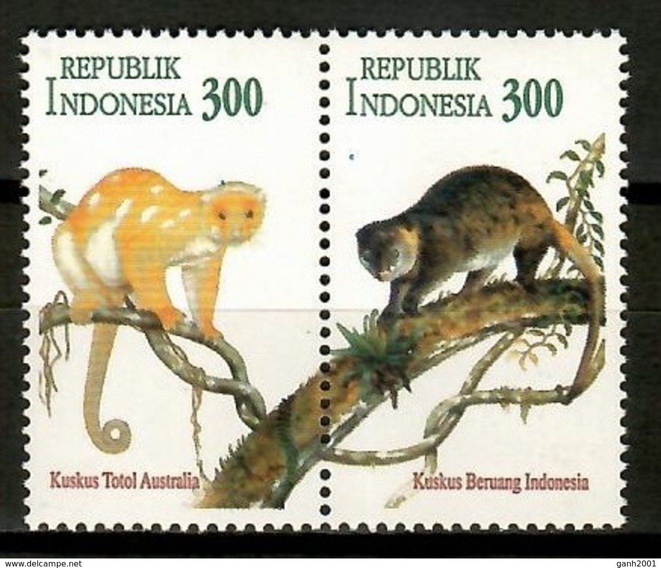 Indonesia 1996 / Fauna Mammals Monkeys Joint Issue Australia MNH Mamíferos Monos Säugetiere / Cu12404  2-10 - Otros & Sin Clasificación