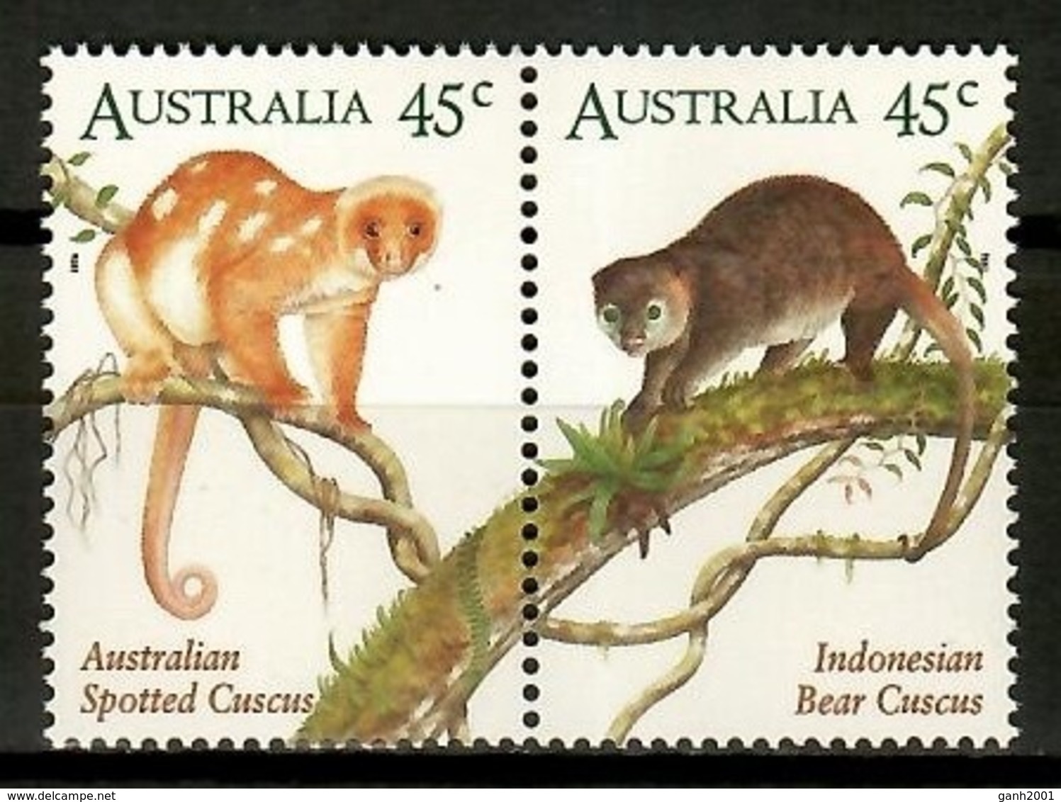 Australia 1996 / Fauna Mammals Monkeys Joint Issue Indonesia MNH Mamíferos Monos Säugetiere / Cu12403  2-10 - Otros & Sin Clasificación