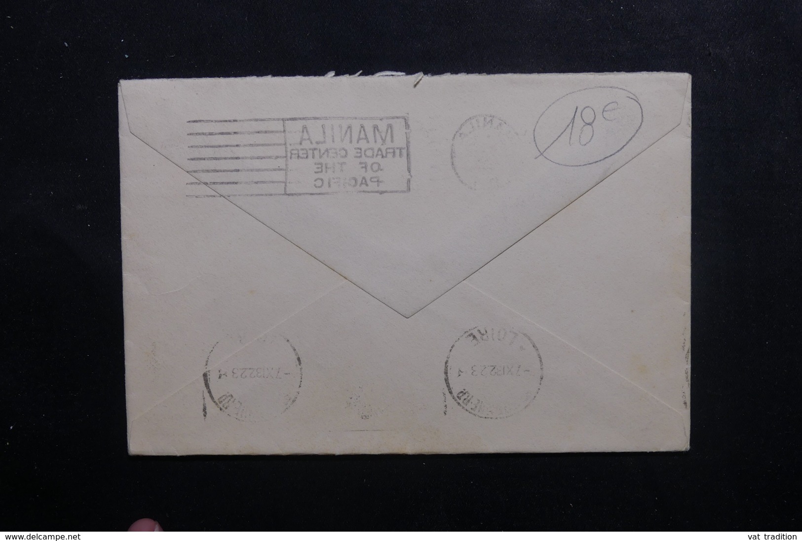 PHILIPPINES - Enveloppe De Manille Pour La France En 1932 Par Voie De Suez, Affranchissement Plaisant - L 46131 - Filippijnen