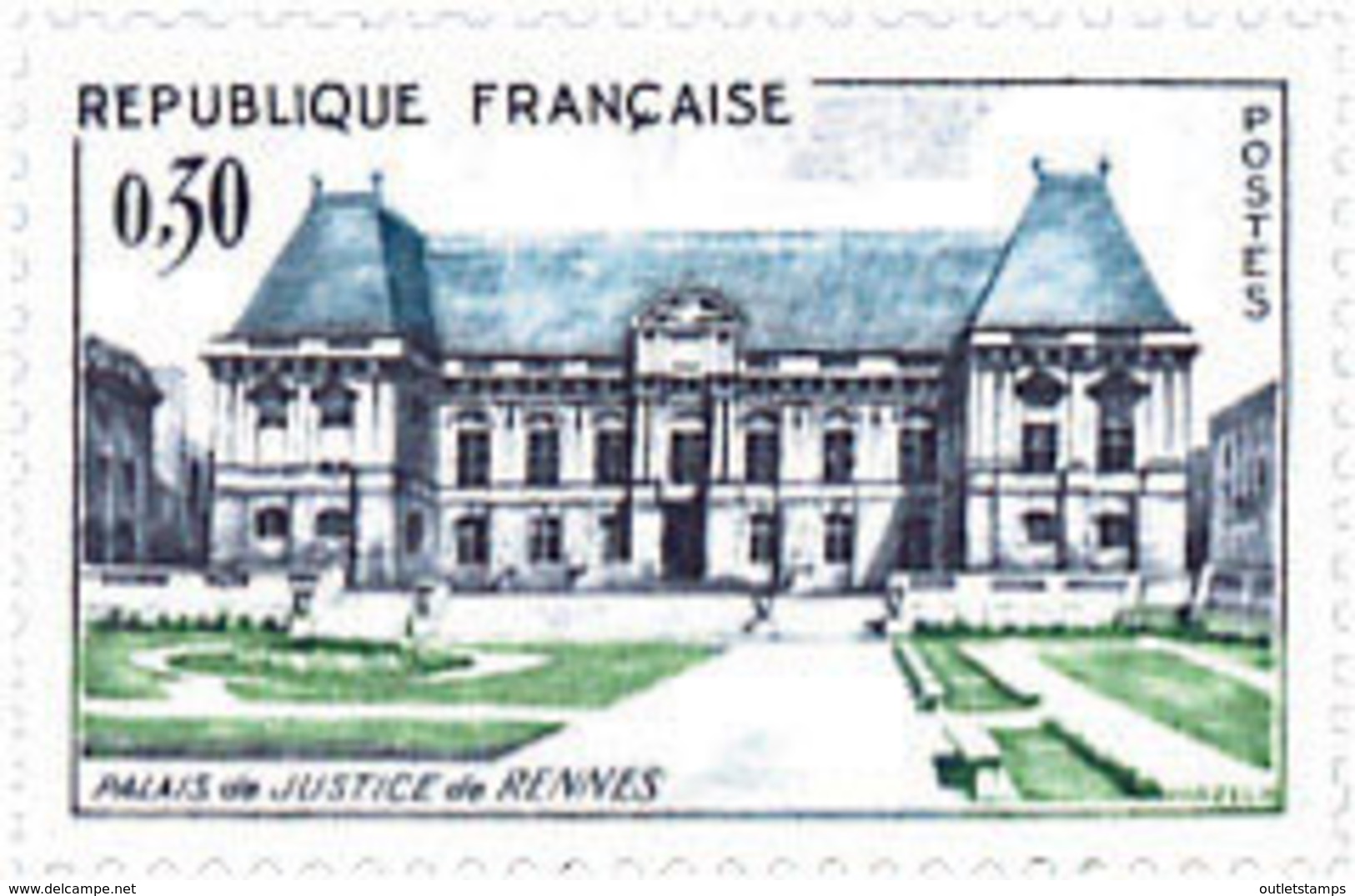 Ref. 121885 * NEW *  - FRANCE . 1962. BUILDINGS. PALACIOS - Nuevos