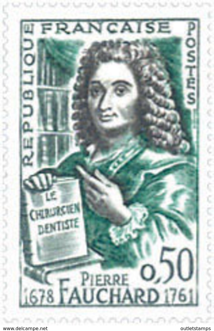 Ref. 121853 * NEW *  - FRANCE . 1961. BICENTENARY OF THE DEATH OF PIERRE FAUCHARD. BICENTENARIO DE LA MUERTE DE PIERRE F - Nuevos