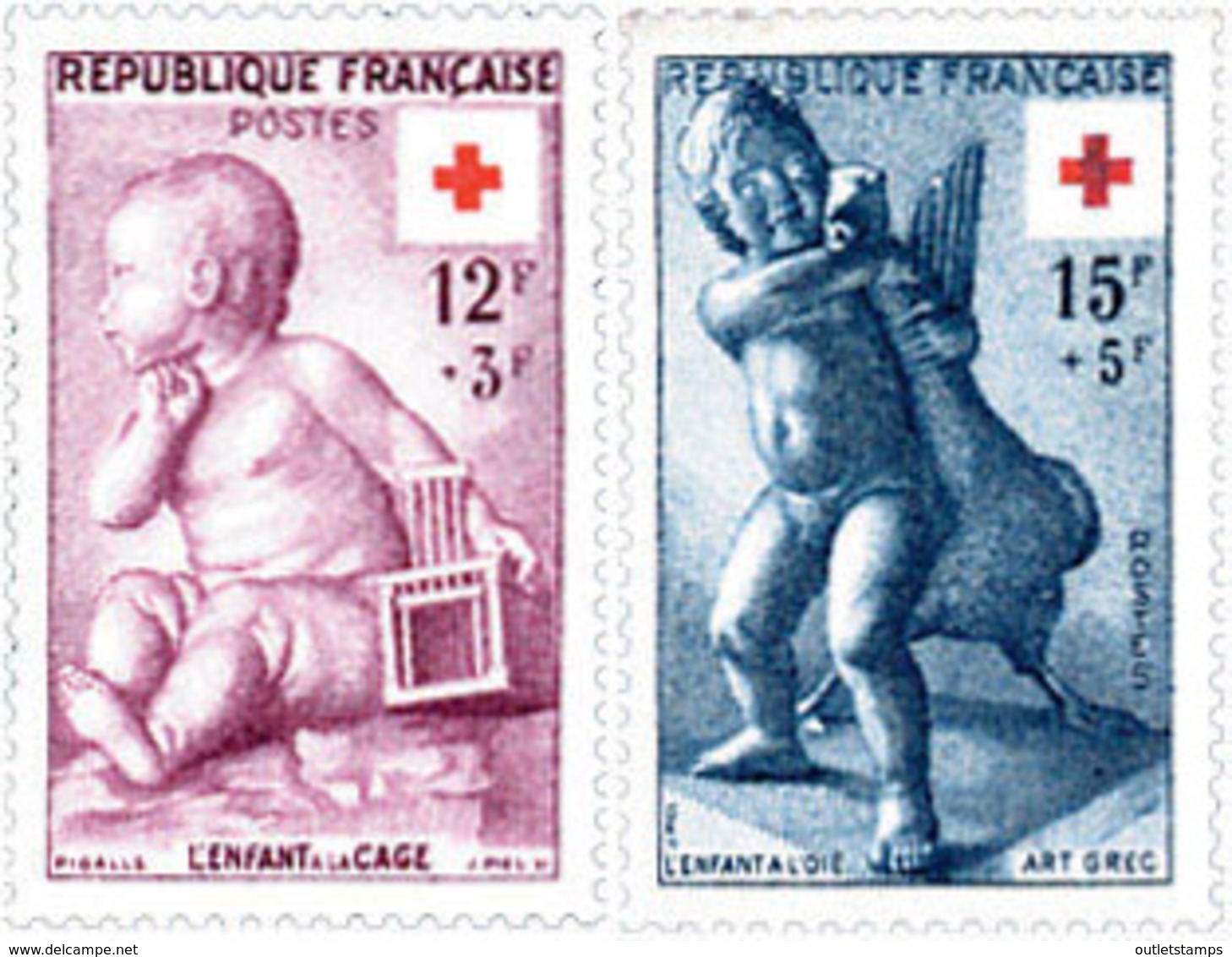 Ref. 121367 * NEW *  - FRANCE . 1955. RED CROSS WELFARE FUND. PRO CRUZ ROJA - Nuevos