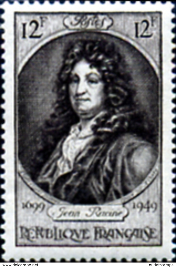 Ref. 121178 * NEW *  - FRANCE . 1949. 250th ANNIVERSARY OF THE DEATH OF JEAN RACINE. 250 ANIVERSARIO DE LA MUERTE DE JEA - Nuevos