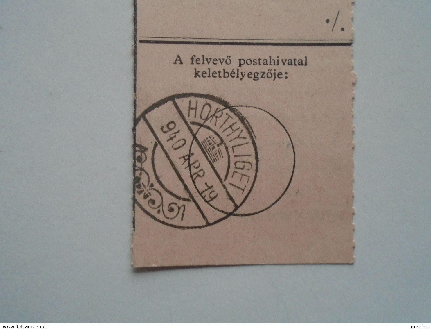 D168960  Postai  Utalvány  - Postal  Money Order 65 Pengö -1940  Horthyliget  -Hungary - Kusó József - Otros & Sin Clasificación