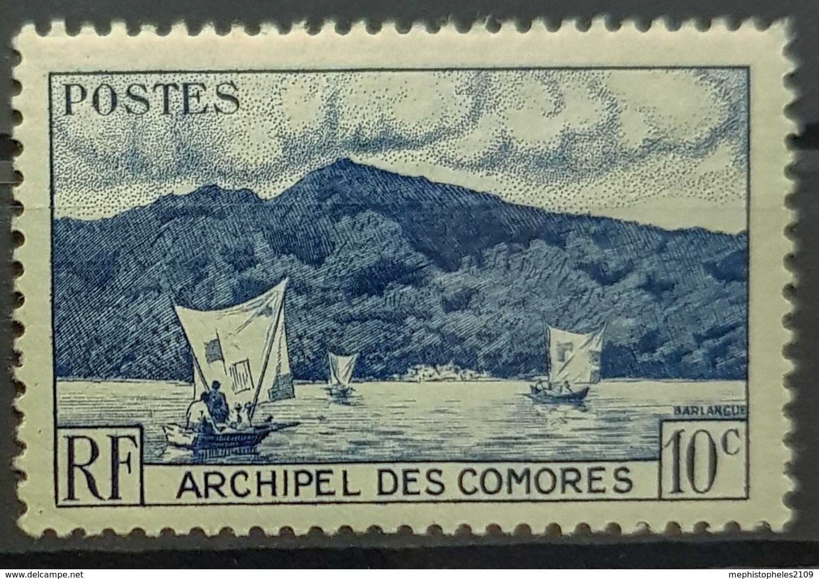 GRANDE COMORE 1950/52 - MLH - YT 1 - 10c - Neufs