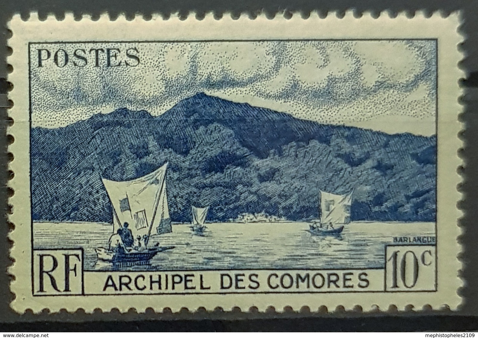 GRANDE COMORE 1950/52 - MLH - YT 1 - 10c - Unused Stamps