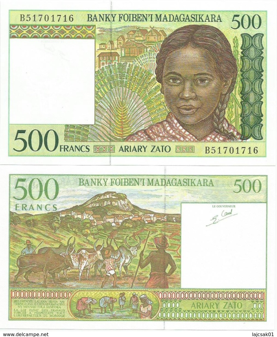 Madagascar 500 Francs 1994. UNC - Madagascar