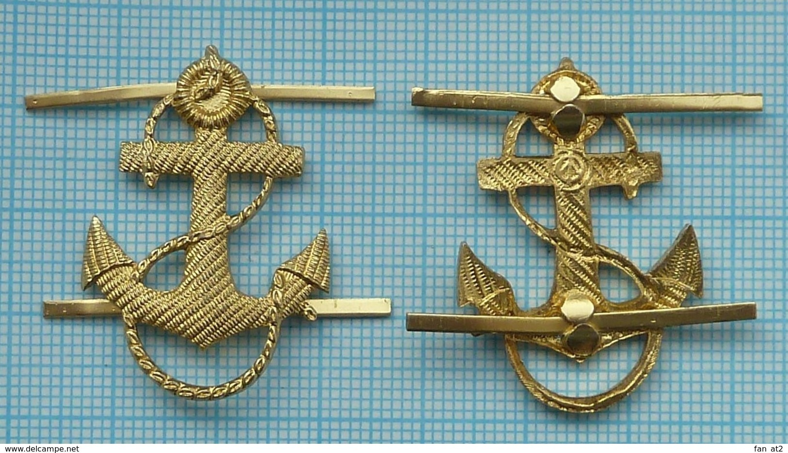 USSR Soviet Union Navy. Fleet.  Emblem Anchor On The Marine Uniform. - Uniforms