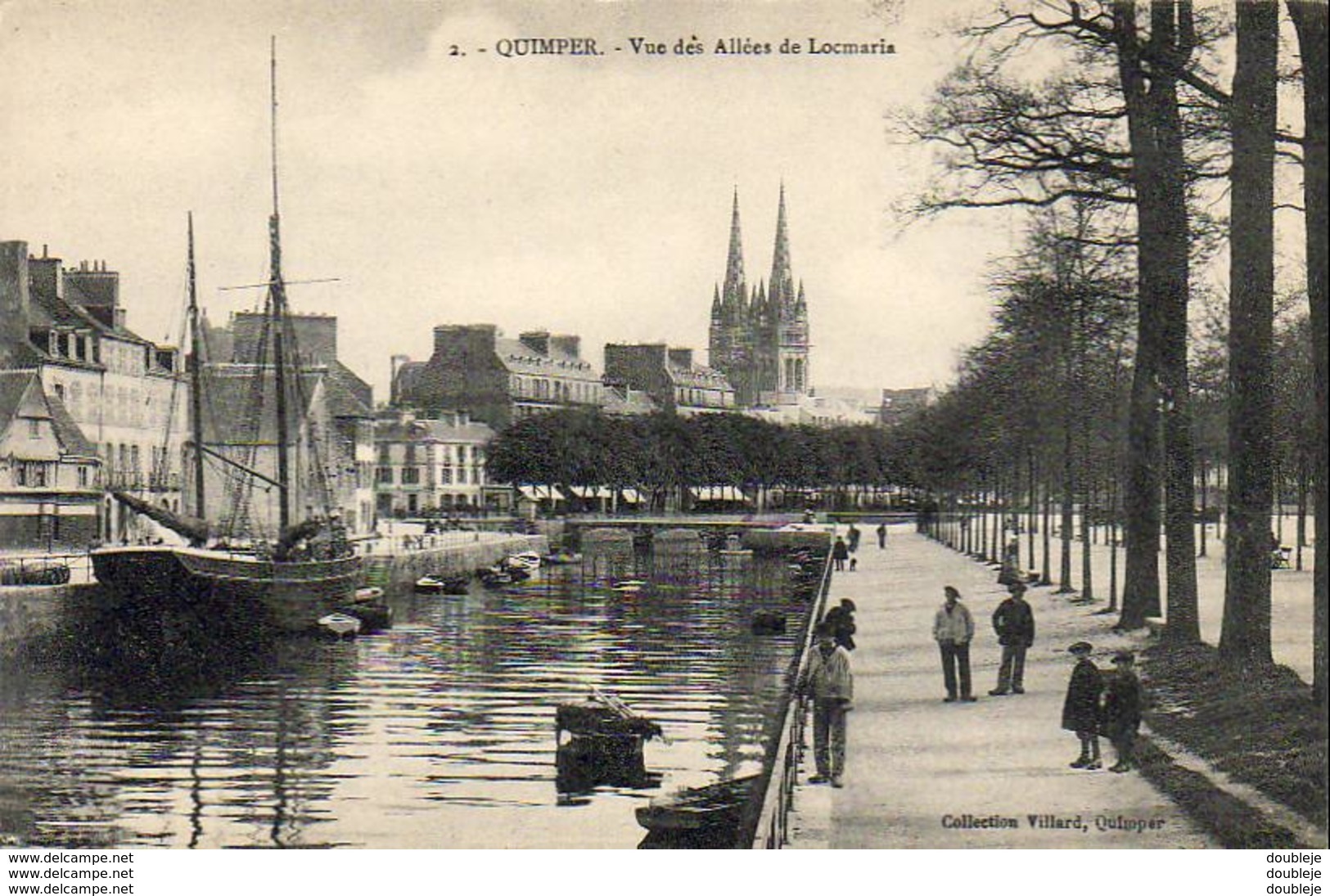 D29  QUIMPER  Vue Des Allées De Locmaria  ..... - Quimper