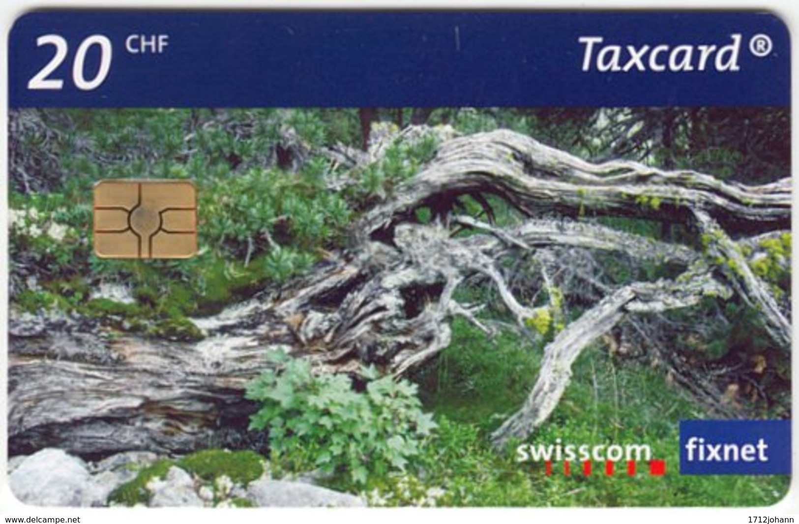 SWITZERLAND C-230 Chip Swisscom - Plant, Tree - Used - Zwitserland