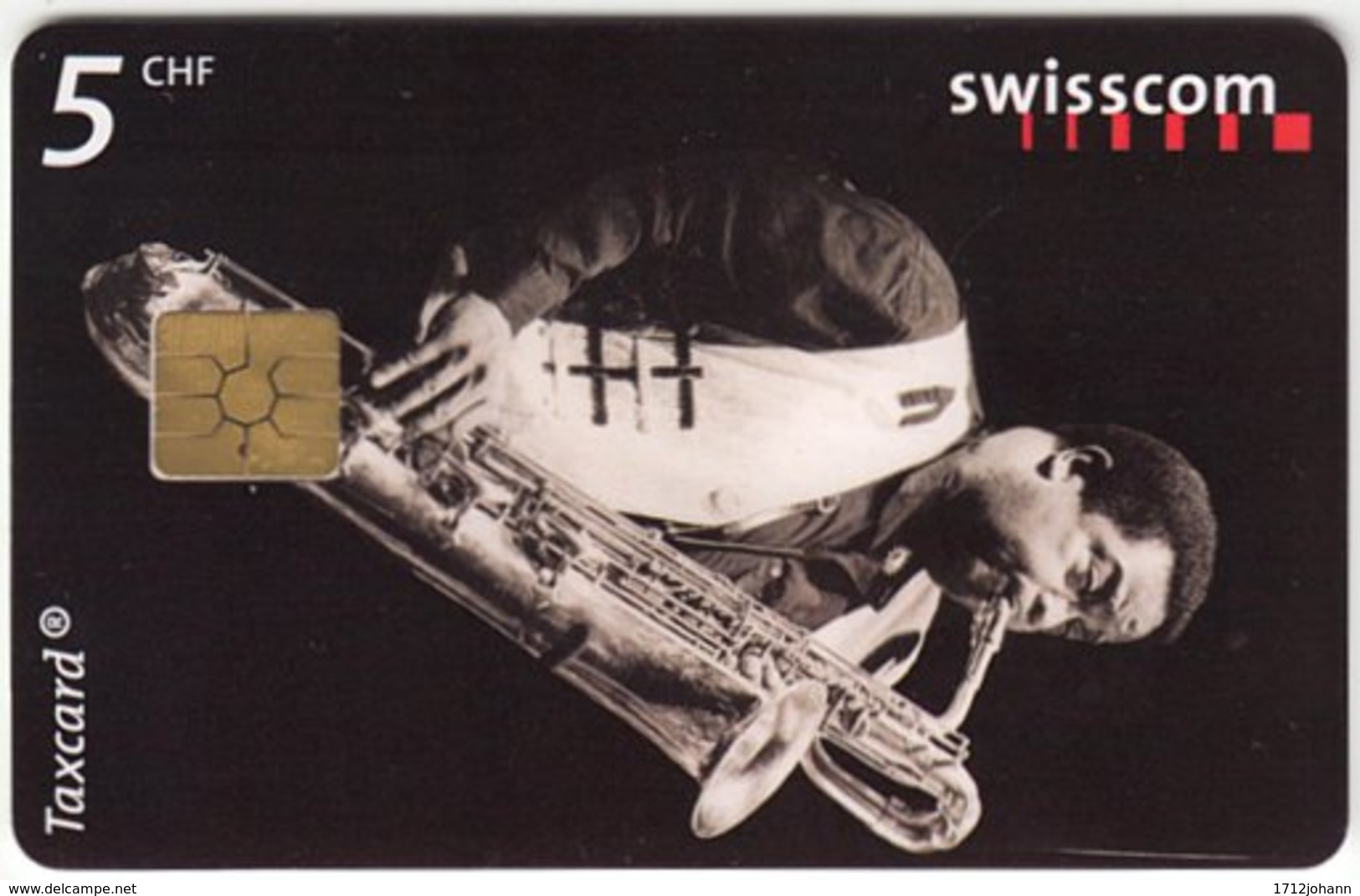 SWITZERLAND C-231 Chip Swisscom - Musician, Jazz - Used - Schweiz