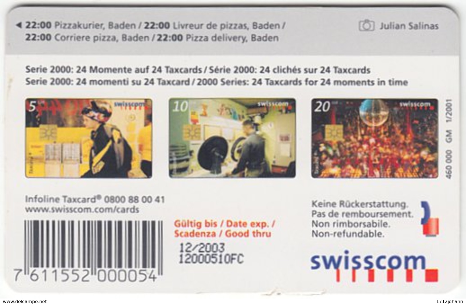 SWITZERLAND C-288 Chip Swisscom - Used - Switzerland