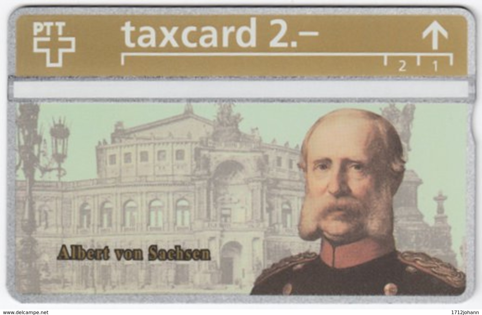 SWITZERLAND C-337 Hologram PTT - Ruler, Albert Of Saxon - 324L - MINT - Zwitserland