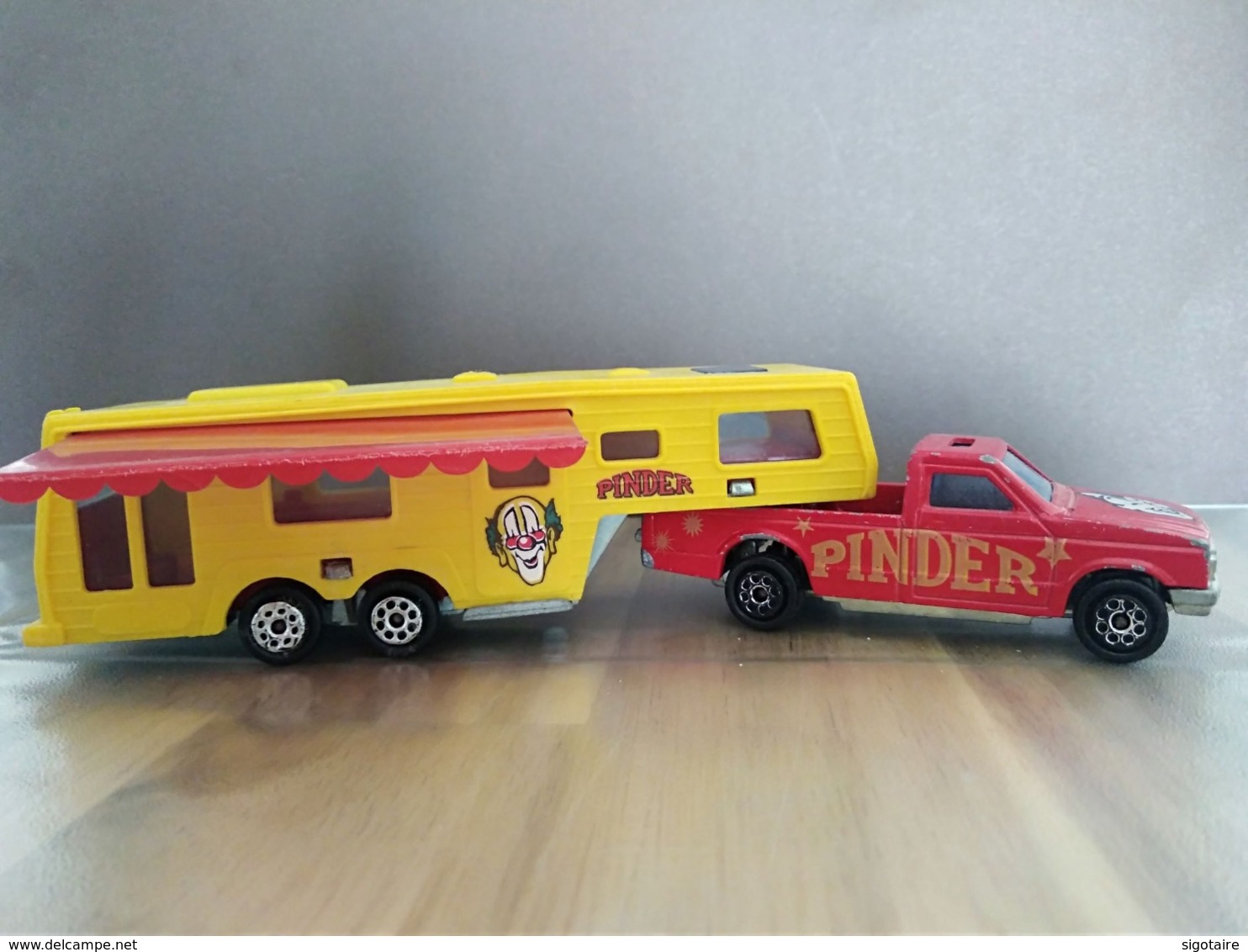 Pinder - Camping Car - Majorette - Oud Speelgoed